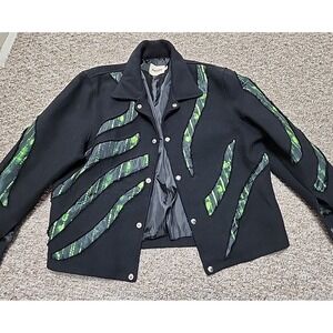 Rastah Handwoven Portal Snap Jacket Medium Unisex Pakistan